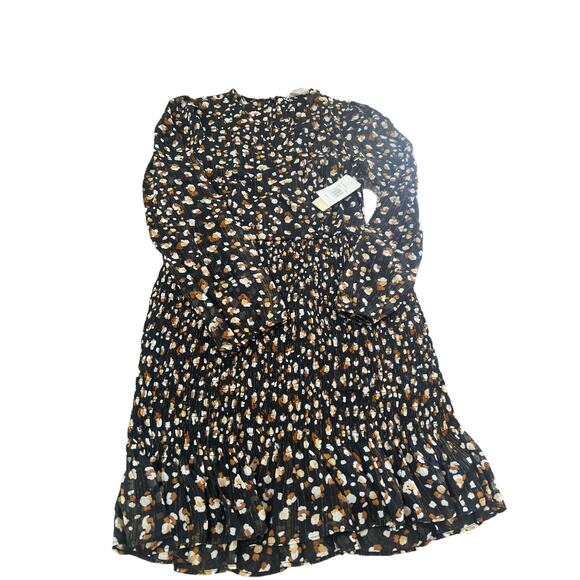 NWT Rowa Womens Floral Smocked Midi Dress Long Sleeve 100% Polyester L - Picture 1 of 16